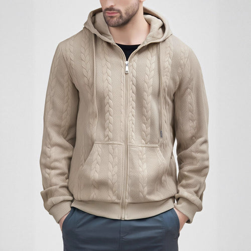 Herren Strickjacke mit Kapuze Echoarchiv