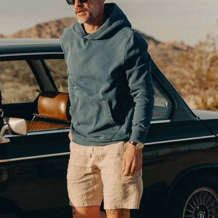 Herren lässiger Kapuzenpullover aus weichem Baumwollmix Echoarchiv