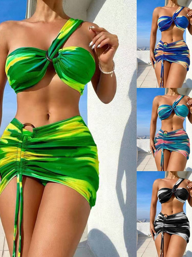Damen Cropped Top und Minirock Set Echo Archiv