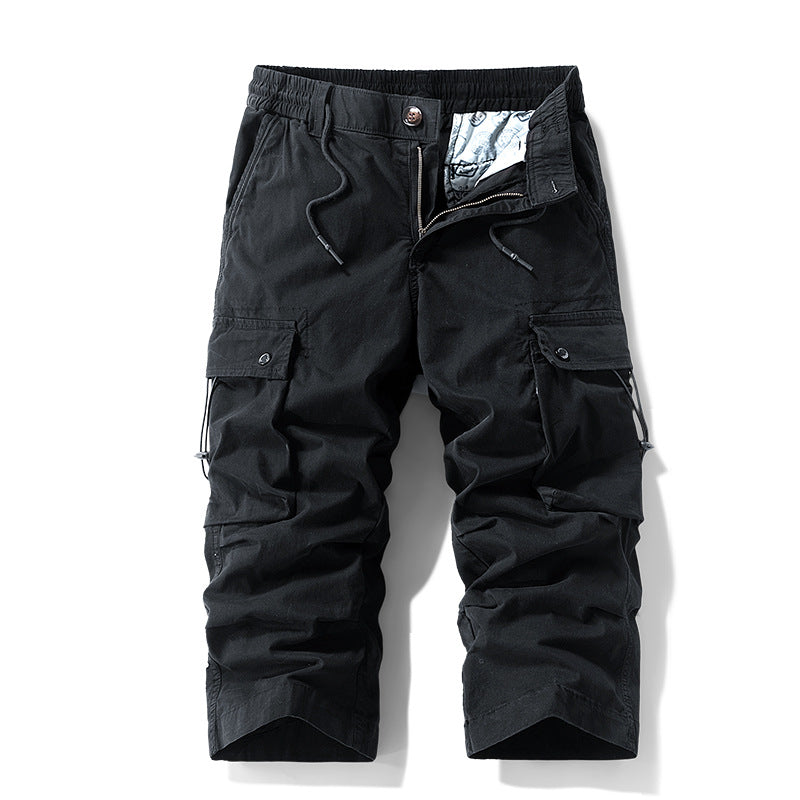 Herren Cargo-Hose mit elastischem Bund und multifunktionalen Taschen Echoarchiv 1758210222