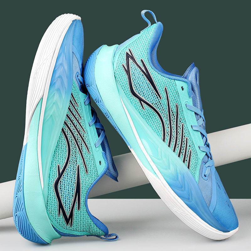Unisex Performance-Laufschuhe mit gestricktem Komfort-Obermaterial, Wellen-Zwischensohle und anatomischer Innensohle – Tavélo