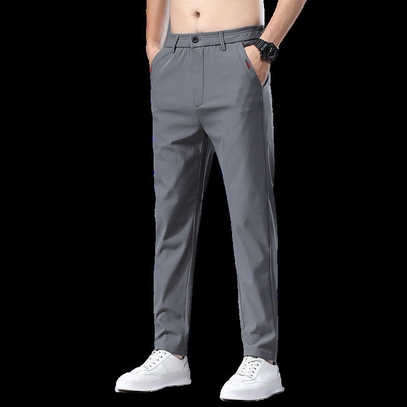Herren modische und bequeme Chino-Hose mit elastischem Bund Echoarchiv
