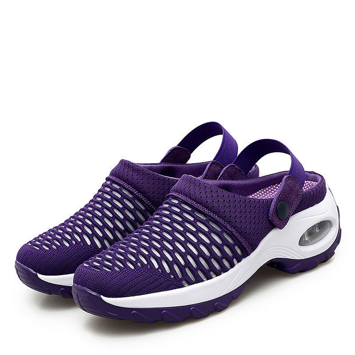 Damen atmungsaktive Slip-On Sneakers mit modischem Mesh-Design Echo Archiv