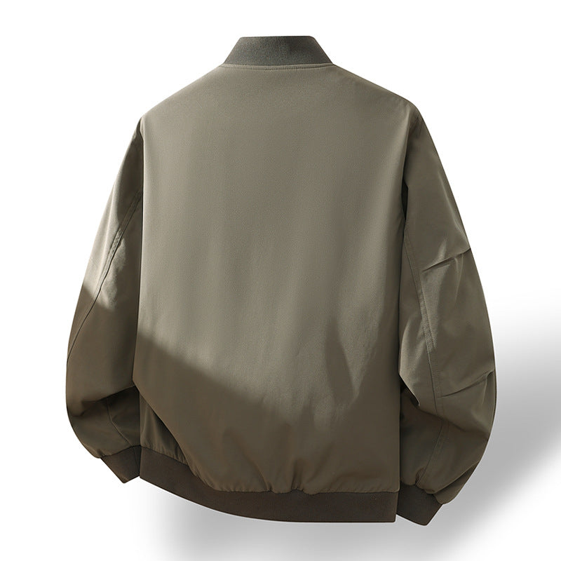 Herren Modische Bomberjacke mit Innenfutter Echo Archiv