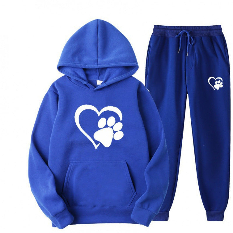 Damen Kuscheliger Hoodie und Jogginghose Set Echoarchiv
