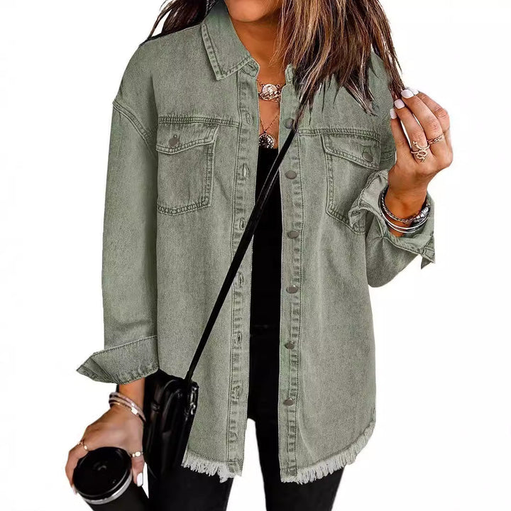 Femme Destroyed Denim Westernjacke Echoarchiv