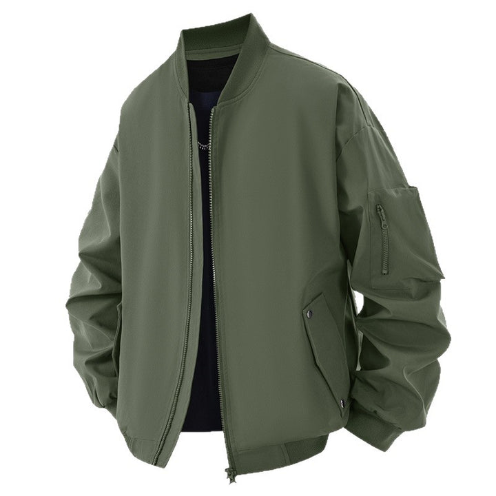 Herren funktionale Bomberjacke mit mehreren Taschen Echoarchiv