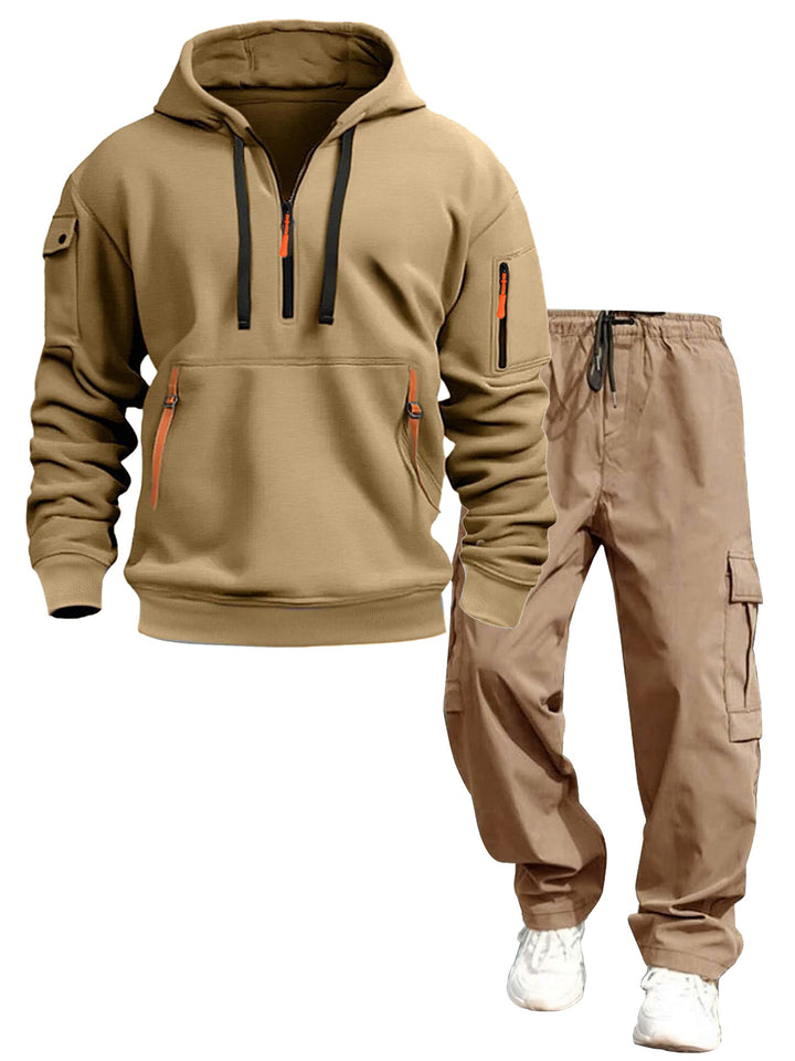 Herren lässiger Kapuzenpullover und Jogginghose Echo Archiv