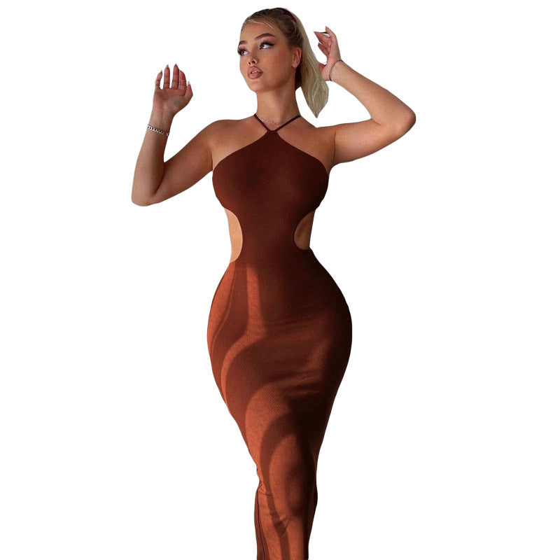 Damen Maxikleid mit eleganten Ausschnitten und verführerischem Schnitt Echo Archiv