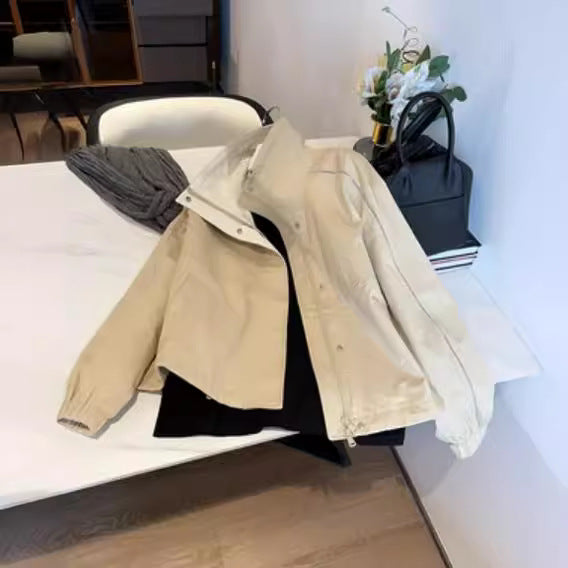 Damen Modische Übergangsjacke mit praktischen Taschen Echoarchiv