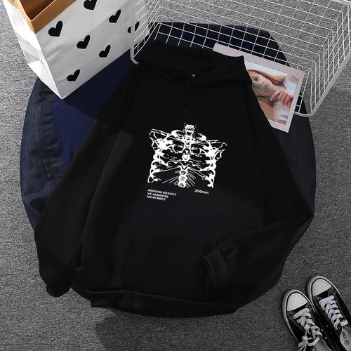 Unisex oversized Kapuzenpullover mit anatomischem Grafikprint, Kängurutasche und verstellbarer Kordel – Auréline