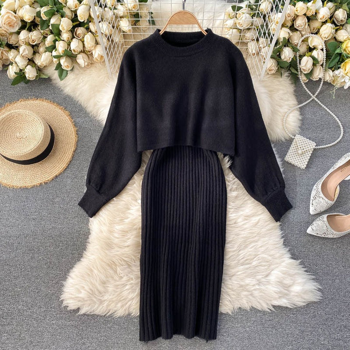 Damen Strickensemble mit Rippdetails Echo Archiv