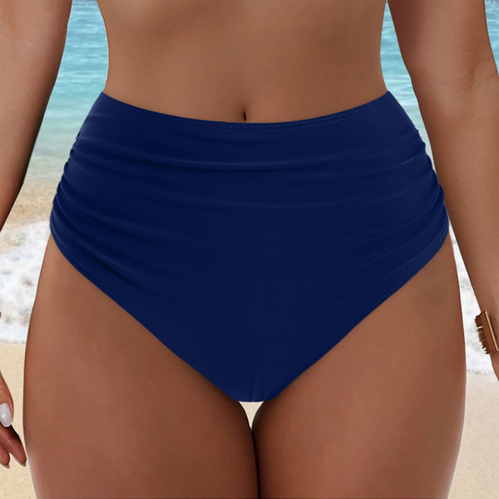 Damen Hochgeschnittenes Bikini-Höschen mit Rüschendetails Echo Archiv