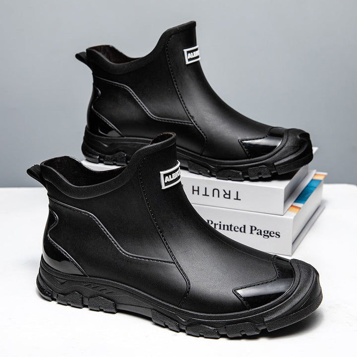 Herren Gummistiefel mit rutschfester Sohle und flexiblem Einstieg Echoarchiv