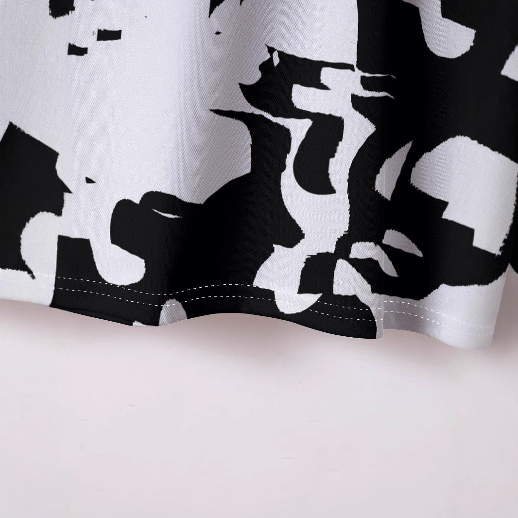 Herren Poloshirt mit kontrastierendem Camouflage-Design Echoarchiv