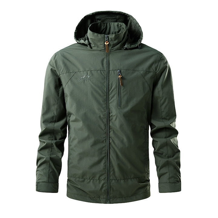 Herren Leichte Funktionsjacke mit abnehmbarer Kapuze Echo Archiv