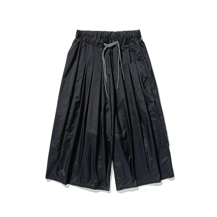 Herren Weit geschnittene Culotte-Loungehose mit tiefem Schritt und elastischem Tunnelzug Echo Archiv
