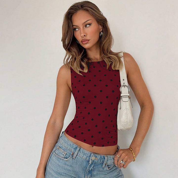Damen Polka-Dots Tanktop Echo Archiv