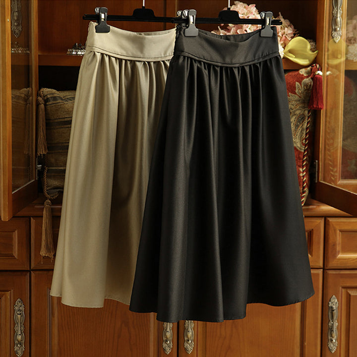 Damen Eleganter Maxirock aus fließendem Stoff Echoarchiv