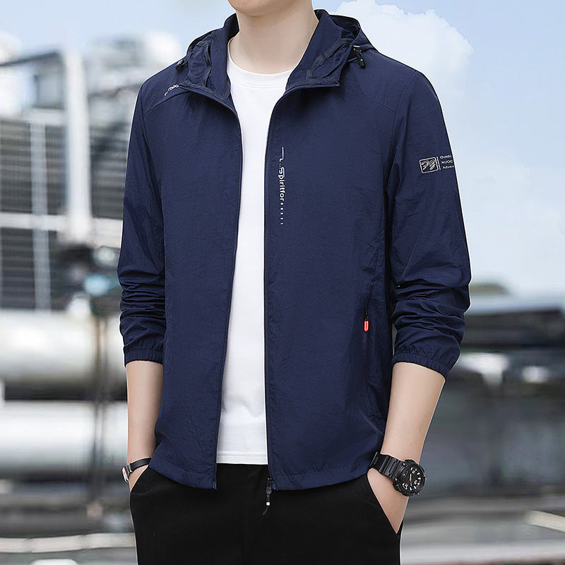 Herren Leichte wasserabweisende Outdoorjacke Echo Archiv