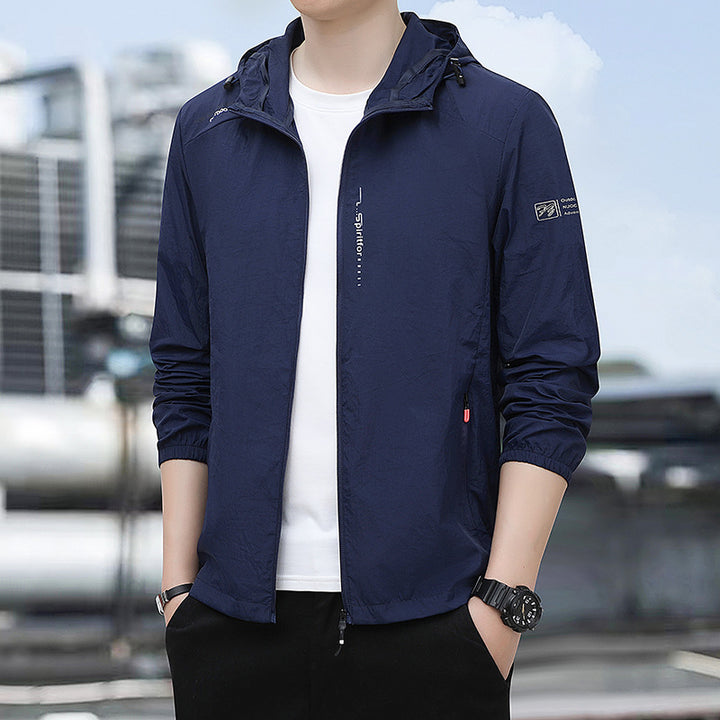 Herren Leichte wasserabweisende Outdoorjacke Echo Archiv