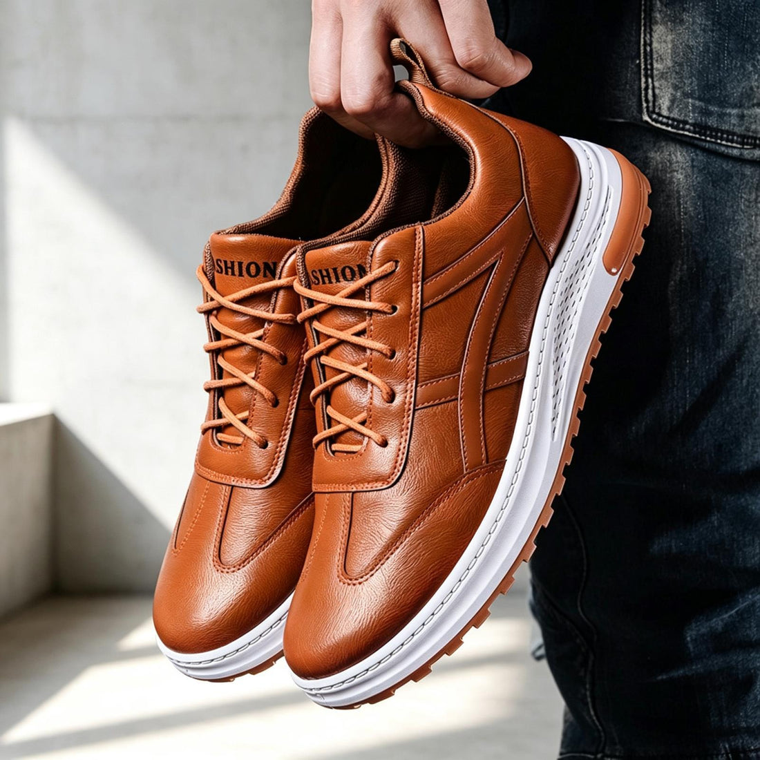 Herren Sportliche Sneaker mit elastischem Obermaterial Echoarchiv