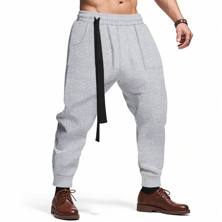 Herren lässige Komfort-Cargo-Hose mit elastischem Bund und praktischen Taschen Echoarchiv