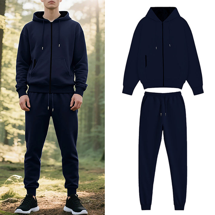 Herren Sportanzug mit stylischem Kapuzenpullover und bequemen Jogginghosen Echoarchiv