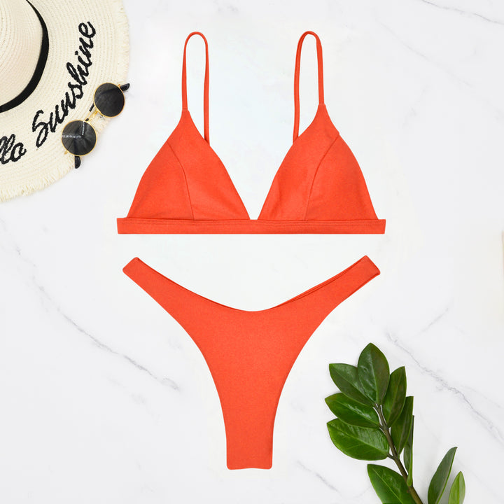 Damen Triangel-Bikini mit verstellbaren Trägern und minimalistischem Design Echo Archiv