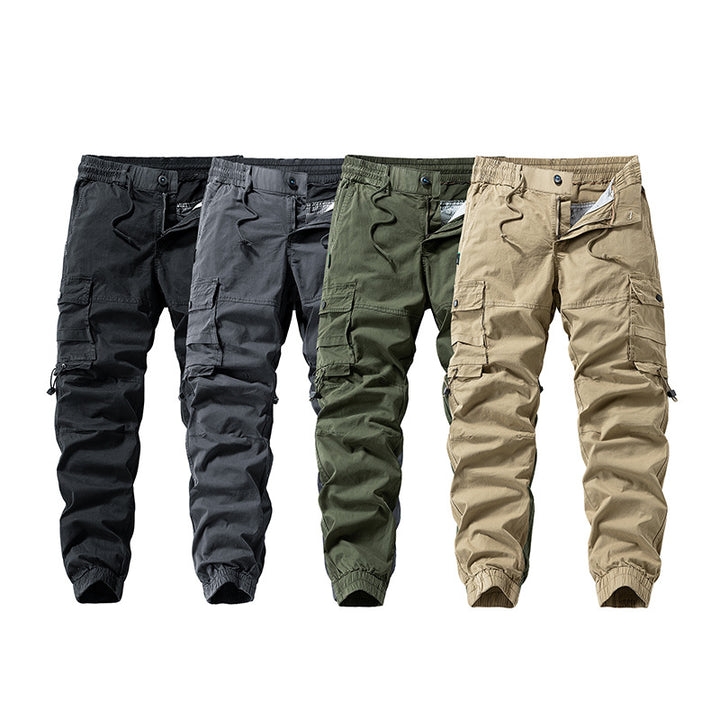 Herren Tactical-Utility Cargohose im Joggercut mit verstärkten Kniepartien, elastischem Komfortbund und Organizer-Taschen Echo Archiv
