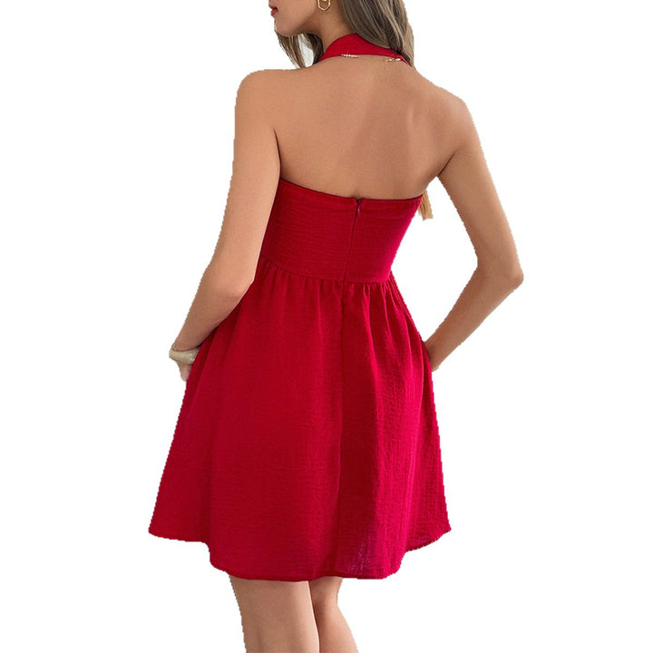 Damen Sommerliches A-Linien Kleid mit aufregendem Halterdesign Echo Archiv