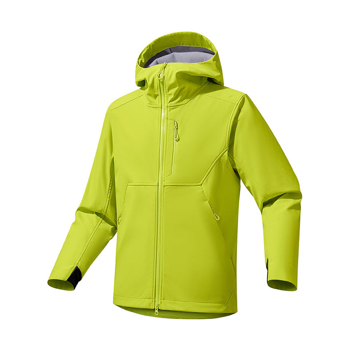 Herren technische Softshelljacke mit verstellbarer Kapuze Echoarchiv