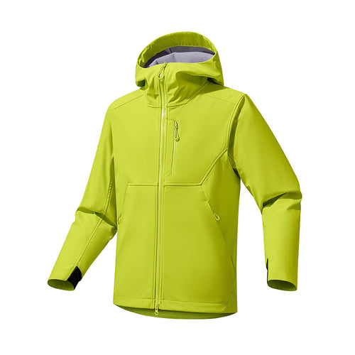 Herren technische Softshelljacke mit verstellbarer Kapuze Echoarchiv