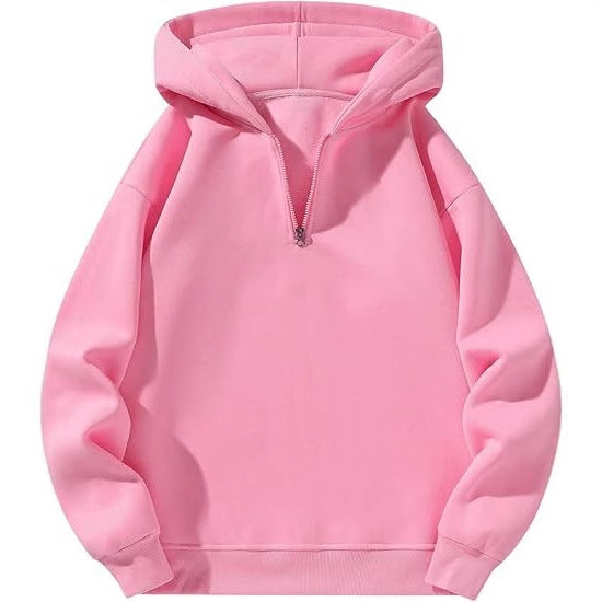 Herren sportlicher Kapuzenpullover mit halbem Reißverschluss Echoarchiv