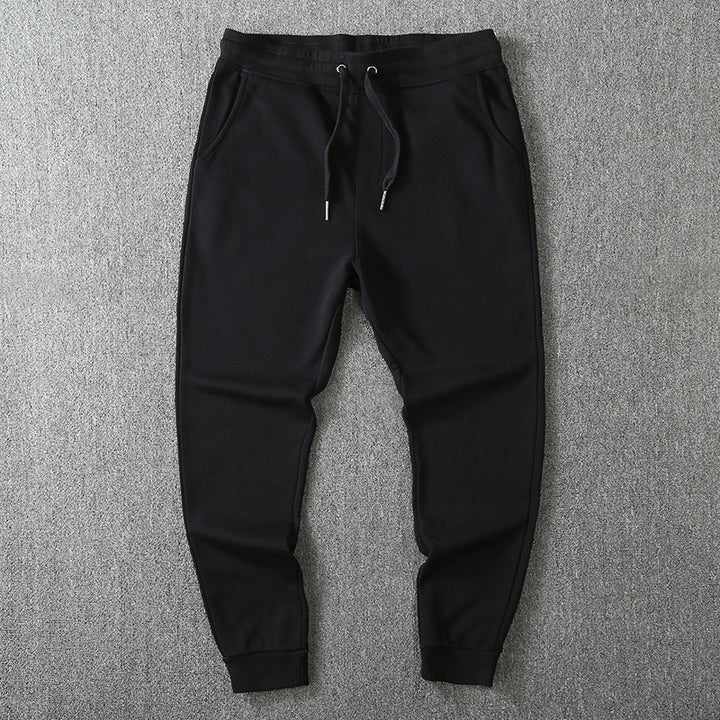 Herren Slim-Fit Fleece-Jogginghose mit elastischem Bund, Kordelzug und gekämmter Innenseite Echoarchiv