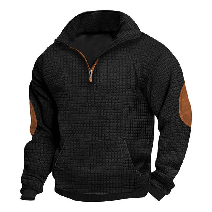 Herren sportlicher Kapuzenpullover mit strukturiertem Design und praktischen Taschen Echoarchiv