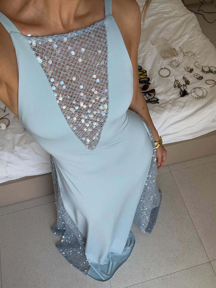 Damen Glitzerndes Abendkleid Echo Archiv