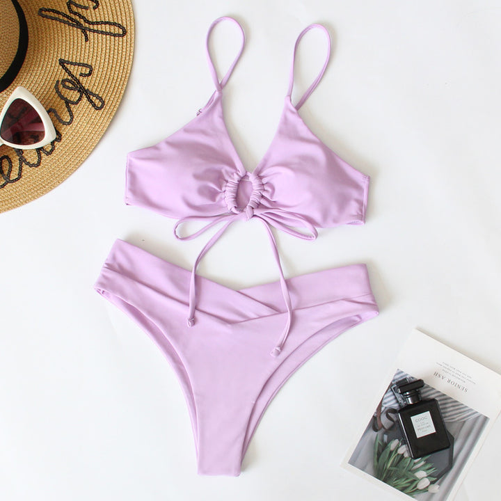 Damen Sportives Bikini-Set mit verstellbaren Trägern Echo Archiv