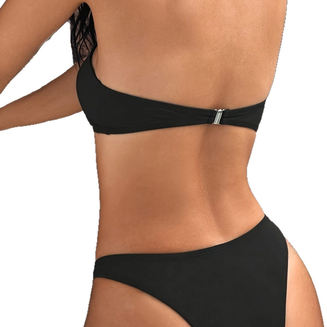 Damen Triangel-Bikini mit modischem Ringdetail und rücksichtsvoller Schnittführung Echo Archiv