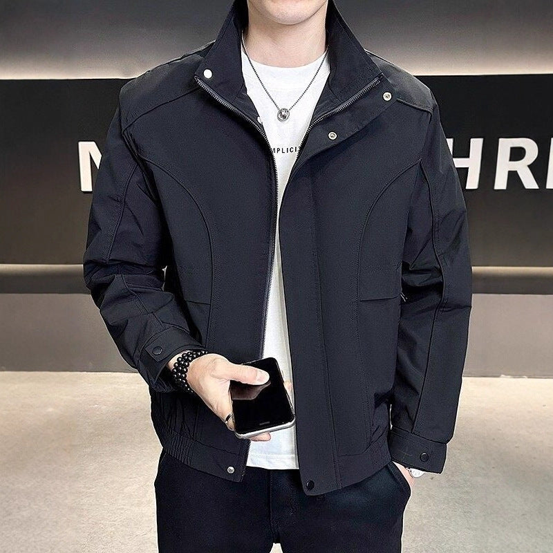 Herren Freizeitjacke mit hohem Kragen Echoarchiv
