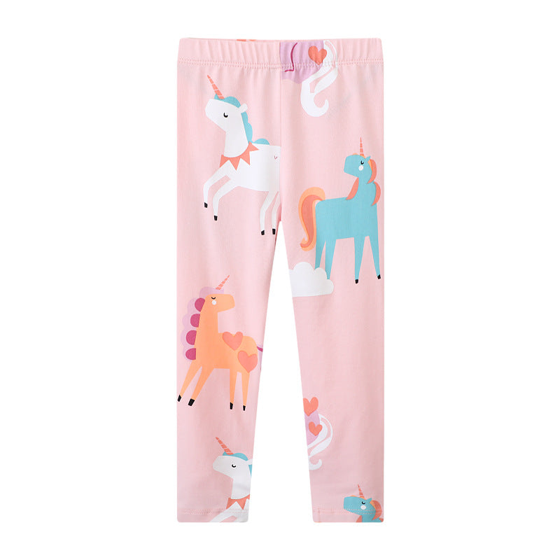 Mädchen Leggings mit bunten Einhorn-Designs Echo Archiv