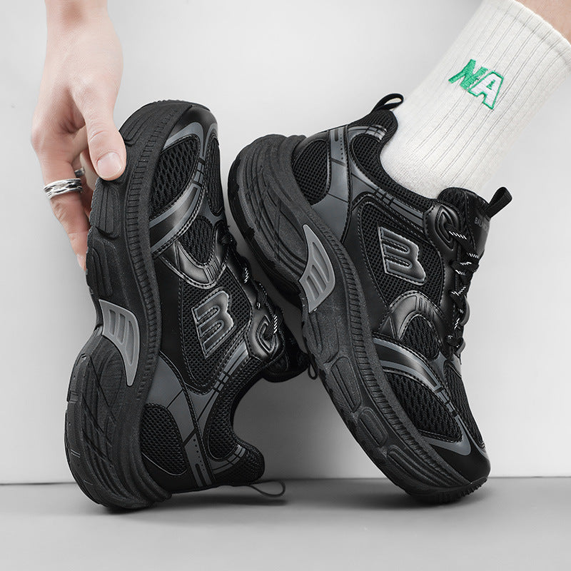 Unisex Voluminöse Mesh-Runner mit atmungsaktivem Obermaterial und stoßdämpfender Plateausohle Echoarchiv