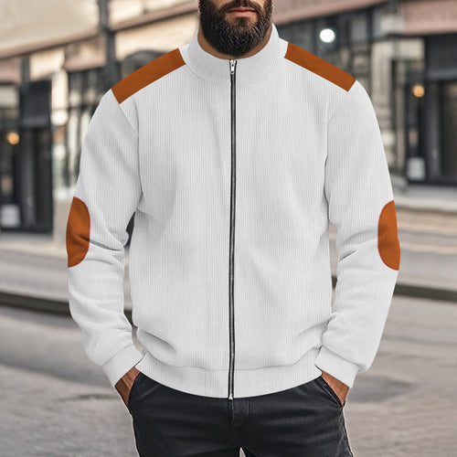 Herren Sportliche Jacke mit Reißverschluss und modischen Akzenten Echoarchiv