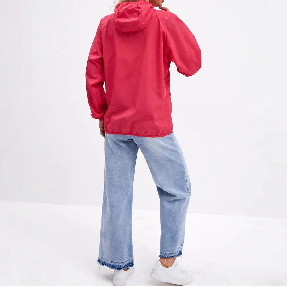 Damen Leichte Übergangsjacke mit Kapuze – Célinea