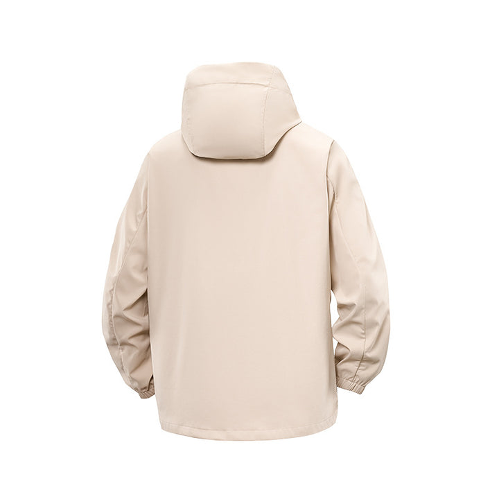 Herren Technische Softshell‑Hybridjacke mit Fleece‑Innenfutter und verstellbarer Kapuze Echo Archiv