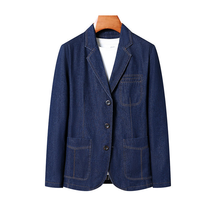 Damen Modische Denim Blazerjacke Echo Archiv