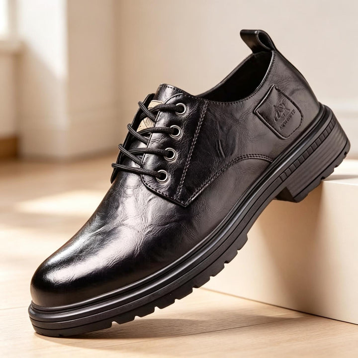 Herren Hochwertige Leder Schnürschuhe Echoarchiv