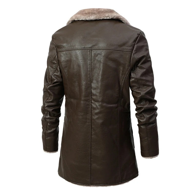 Herren Elegante Lammfelljacke mit modernem Schnitt Echo Archiv