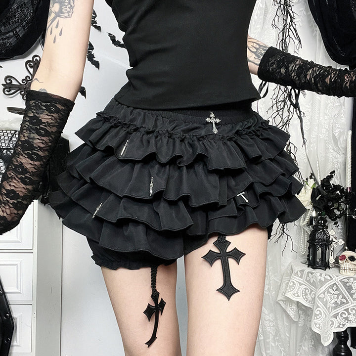 Damen figurbetonte Bluse mit Rüschendetails und Schnürung Echo Archiv