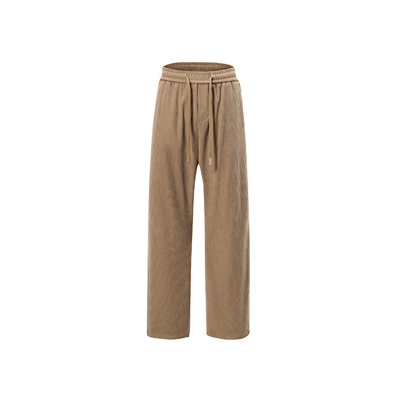 Damen Breit geschnittene Cordhose mit Tunnelzugbund und nachhaltigem Baumwollmix Echo Archiv
